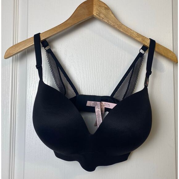 Incredible by Victoria’s Secret Push-up Bra Rear Strap Lace Women's Size 34DDD - Picture 3 of 8